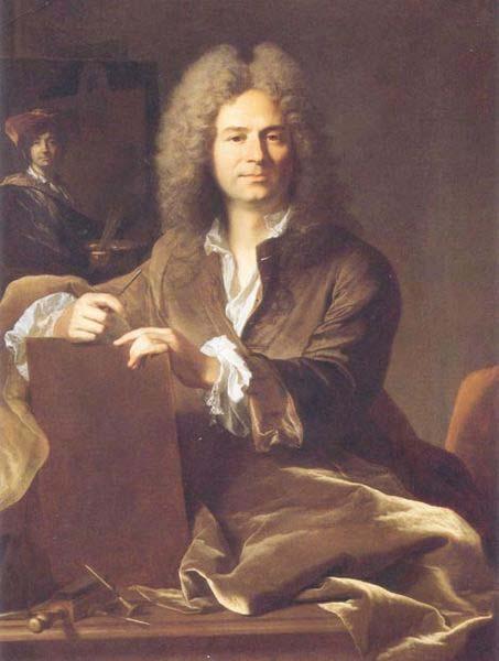 Hyacinthe Rigaud Portrait of Pierre Drevet (1663-1738), French engraver Germany oil painting art